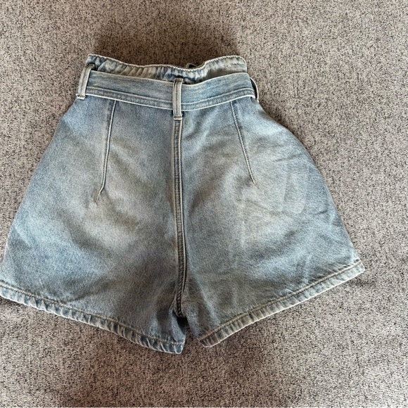 🌟3/$20🌟 KANCAN Denim Shorts Ultra High Waist Paperbag Stlye Size S - Picture 4 of 7